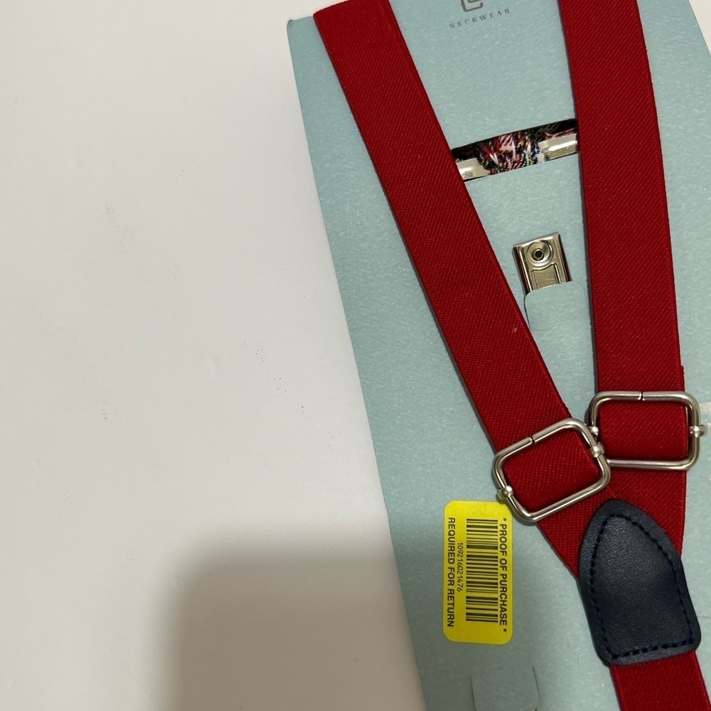 NWT👔 clip on BOW TIE and SUSPENDERS♥️ infant/Toddler - Picture 2 of 4